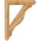 Ekena Millwork Funston Arts & Crafts Rough Sawn Bracket, Western Red Cedar, 4"W x 28"D x 36"H BKT04X28X36FST03RWR - alternate 4